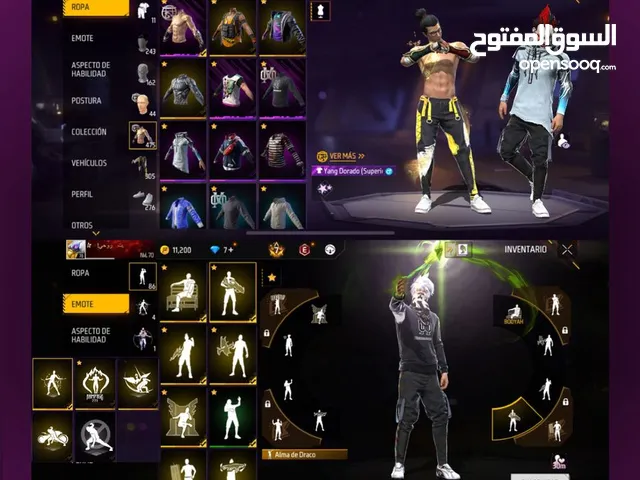 Free Fire Accounts and Characters for Sale in Amman