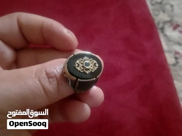 خاتم فضه شكل الله يبارك عيار 925