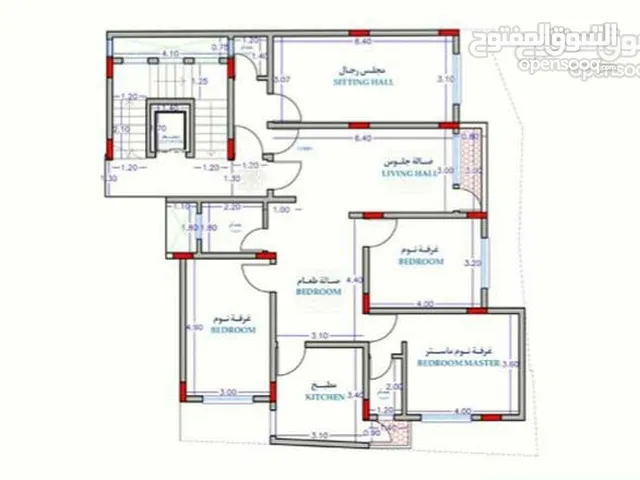 195m2 4 Bedrooms Apartments for Sale in Sana'a Bayt Baws