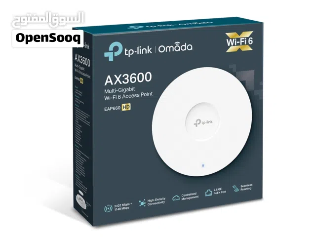 TP-Link EAP660 HD  Omada POE+  WiFi 6 AX3600 Wireless 2.5G Access Point for High-Density Deployment