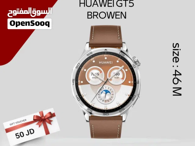HUAWEI WATCH GT5 ( 46M ) NEW /// ساعه هواوي جي تي 5 مقاس 46 ملي الجديد