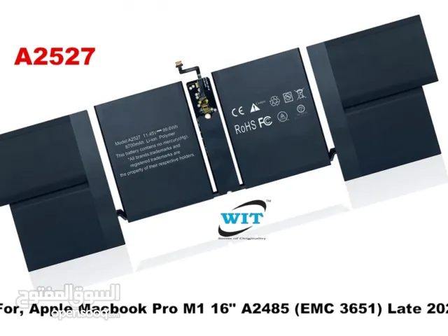 قطع - بطارية وكيبورد وتطش باد - Apple Mac PRO M1 -2021 مستعملات بحالة ممتازة