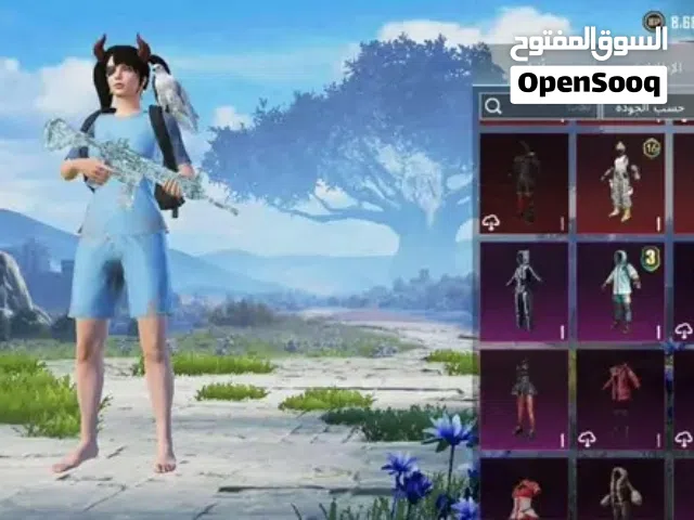 حساب ببجي للبيع مستعجل الحساب علي عرض