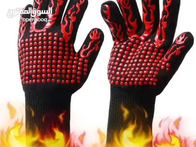 وداعا للحروقات قفازات الحمايه الحراريه متعدده الاستخدامات كفوف ضد النار وداعا للحروقات