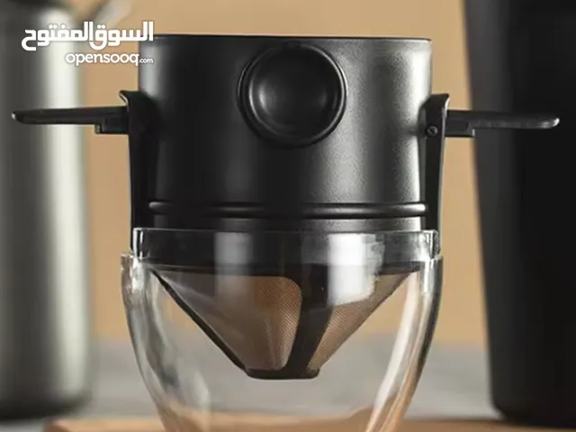 فلتر القموة المحمول من الفولاذ العقاوم للصدأر قمع شای القموة مصفاة شای قابلة لإعادة الاستخدام منقط ا
