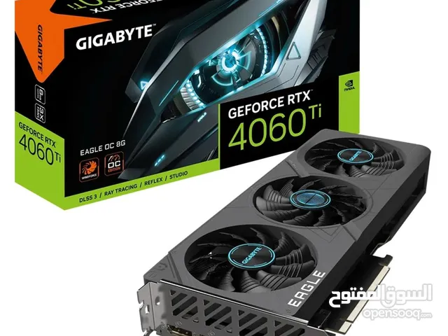 بسعر مغري وكفالة سنة RTX 4060Ti 8GB DDR6