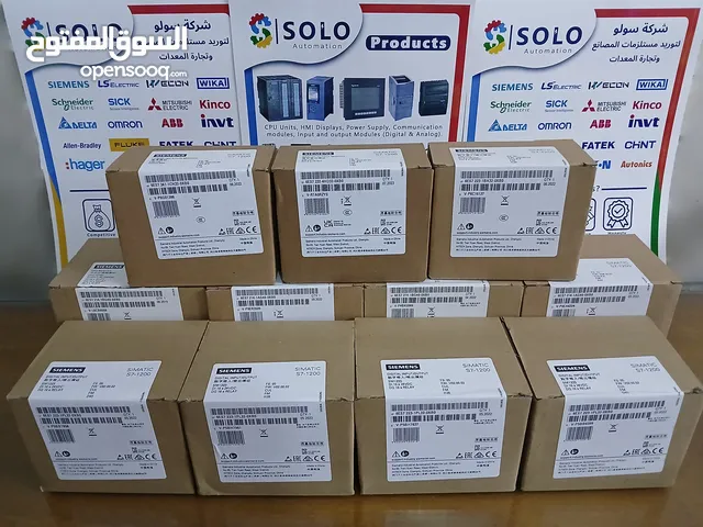 متاح للبيع سيستم كامل S7-1200 في مخازن شركة سولو اوتوميشن