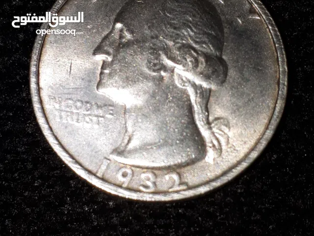 عمله الربع دولار الامريكي  المطلوب في المزادات النادر عام 1932 السعر موجود في تفاصيل الاعلان
