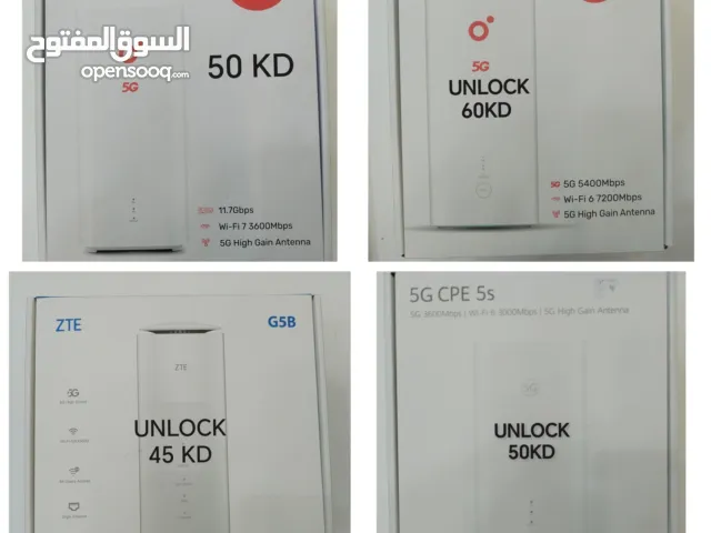 ALL TYPE OF 5G HOME ROUTERS & PORTABLE ROUTERS AVAILABLE NEW & USED BOTH