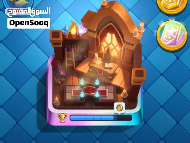 حساب كلاش رويال بسعر رخيص والكووس 12500 وفيه كل اشياء اللعبه