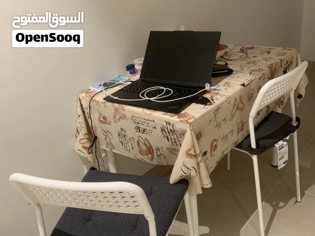 IKEA breakfast table with 2x chairs with cushions