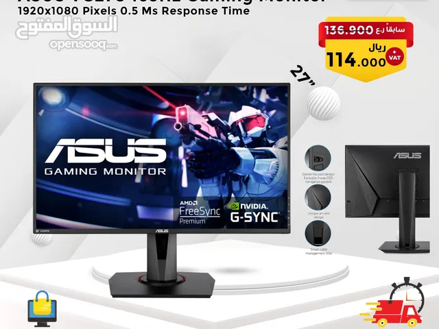 ASUS VG278QR 27” Gaming Monitor 165Hz Full HD (1920 x 1080) 0.5ms G-SYNC Eye Care DisplayPort HDMI