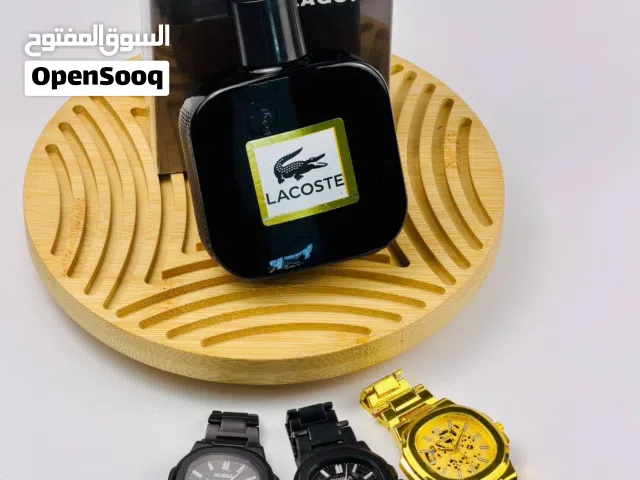 ساعة وعطر شبابي مميز