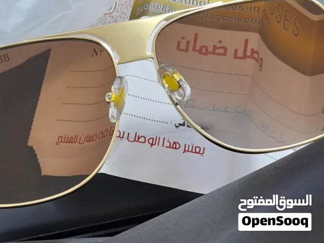 نضارات ماركة جديدة غير مستخدمة طلاء ماء ذهب