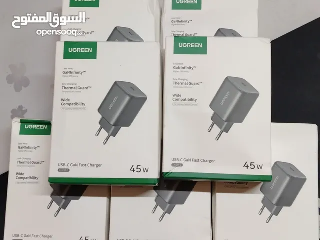 متوفر شاحن Ugreen 45W Gan جديد بدعم اجهزة الايفون والسامسونج واللابتوبات للشحن السريع