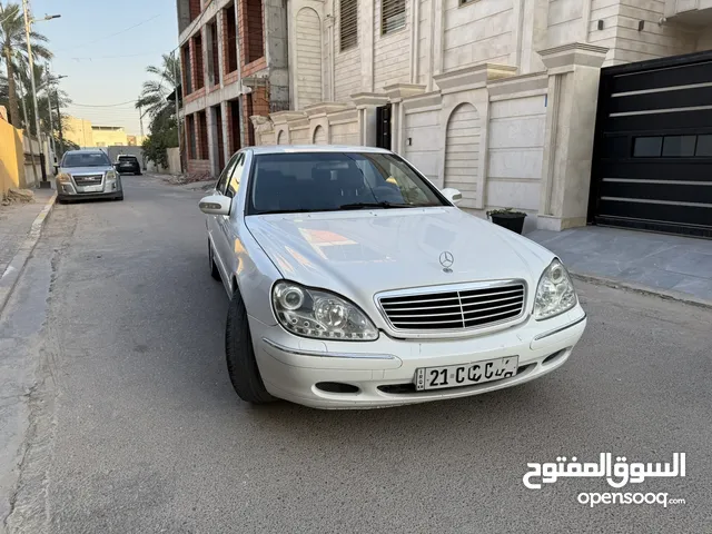 للبيع مرسيدس S320 موديل 2000 باب طويل –