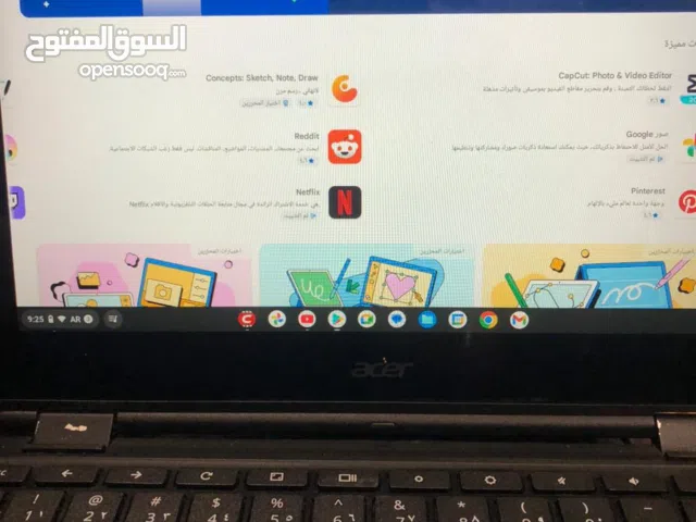 لابتوب كروم بوك أيسر للبيع أو مراوس ب xbox360