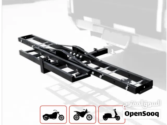 Heavy Duty Motorcycle Hitch Carrier with Ramp & Anti Tilt Lock - 861218