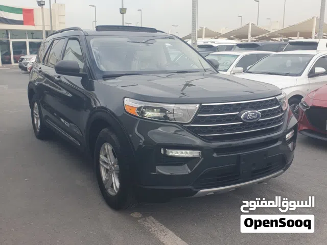 اكسبلورر 2021 4 سلندر بانوراما فول اوبشن 4 سلندر  عائلية  و مسرفس وجاهز للتسجيل ومن الداخل بيج