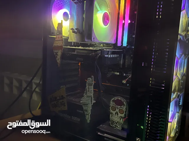 كمبيوتر العاب gaming computer قوي وبحالة الوكالة ممتاز جدا