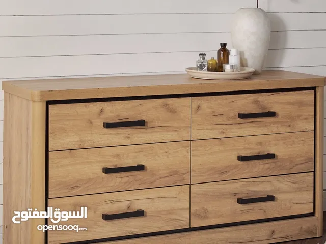 Wood dresser, spacious drawers