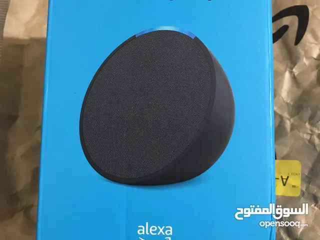 Introducing Echo Pop  Full sound compact smart speaker with Alexa  Charcoal سماعات اليكسا