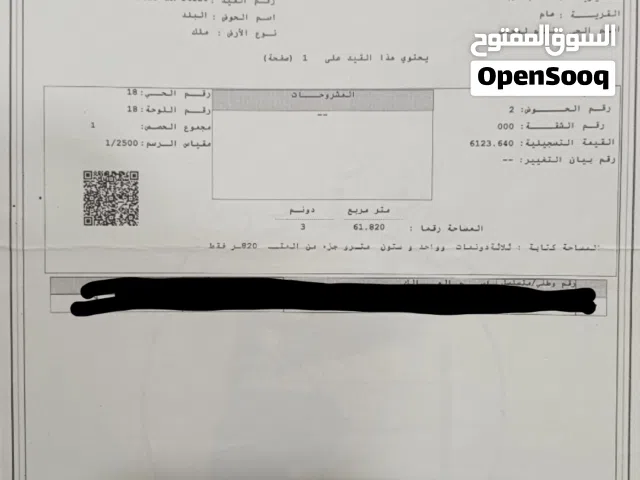 Mixed Use Land for Sale in Irbid Ham