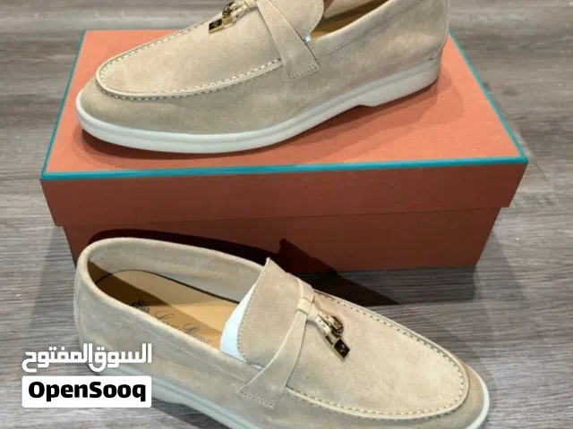 Loropiana  Summer Walk Loafers shoes For women  أحذية لوروبيانا الصيفية النسائية عالية الجودة - بيج