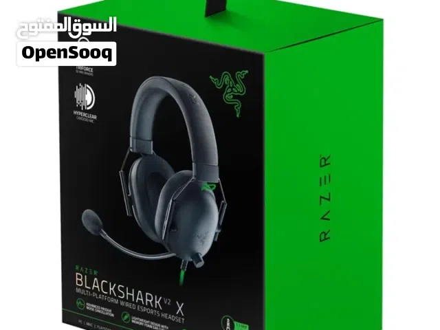 سماعات رأس هيدسيت ريزر محيطيه سلكي للكومبيوتر RAZER BLACKSHARK V2 X 7.1 VIRTUAL SURROUND