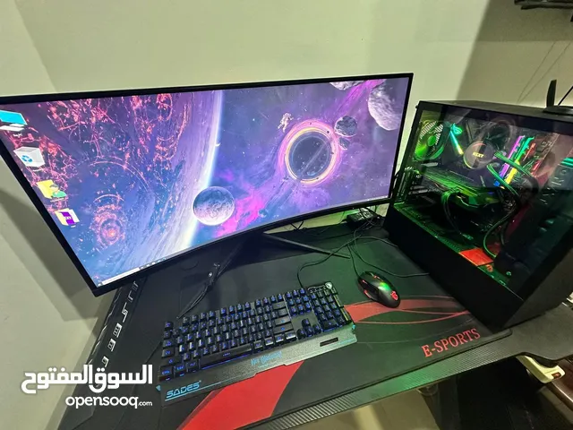 Gamin PC + 34" MSI Curved Monitor