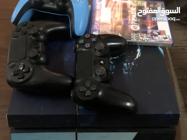 PlayStation 4 with games and 3 controllers bought in 2022