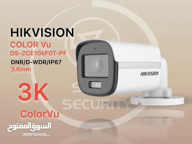 كاميرا HIKVISION 3k   DS-2CE10kF0T-PF Color Vu  DER/D-WDR/IP67  3.6mm 3k