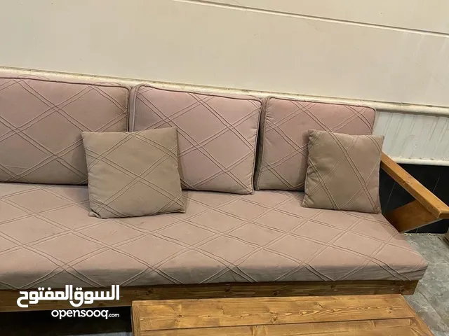 جلسة خارجية خشب فاخر - كاملة مع طاولة