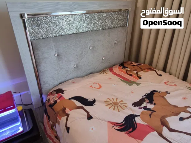 Beautiful girls bed with headboard lights up