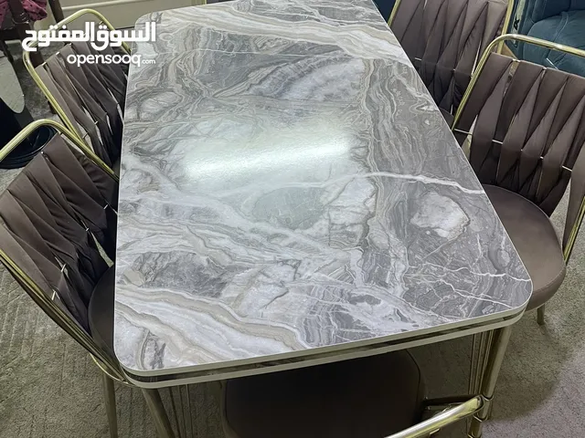 طاولة سفره 6 كراسي مع كرسيين تواليت
