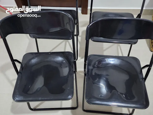 Steel and Plastic Foldable Chairs.