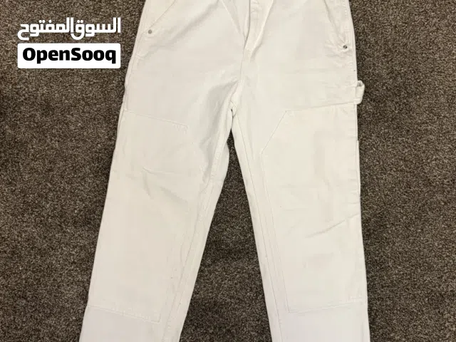 بنطلون جينز لون ابيض