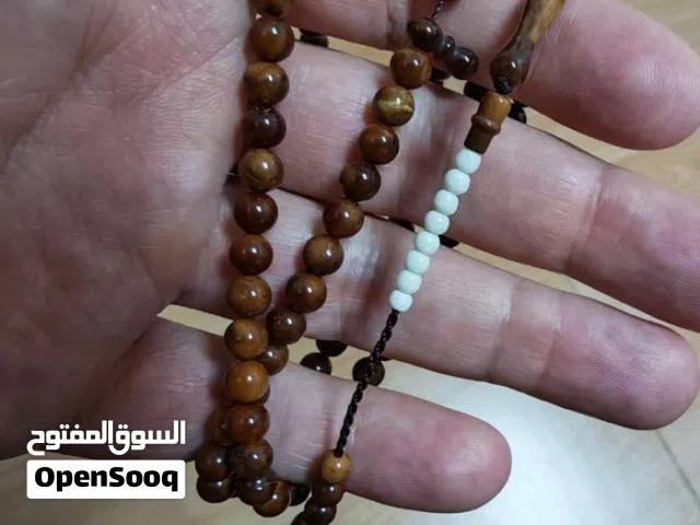 مسبحة خشب كوك مع عظم مميزة جدا