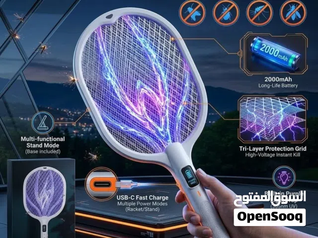ودّع الناموس نهائياً مع مضرب JB-W1 الذكي!