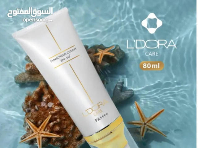 L'DORA CARE COLORLESS SUNSCREEN SPF50+ FOR ALL SKIN TYPES, 80 ml