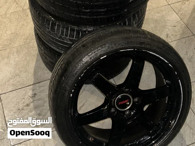 رنقات فولك رايز اصليين للبيع فيهم شمخ علا حافه الرنق مقاس 18 خمس بلوط 120BD وقابل