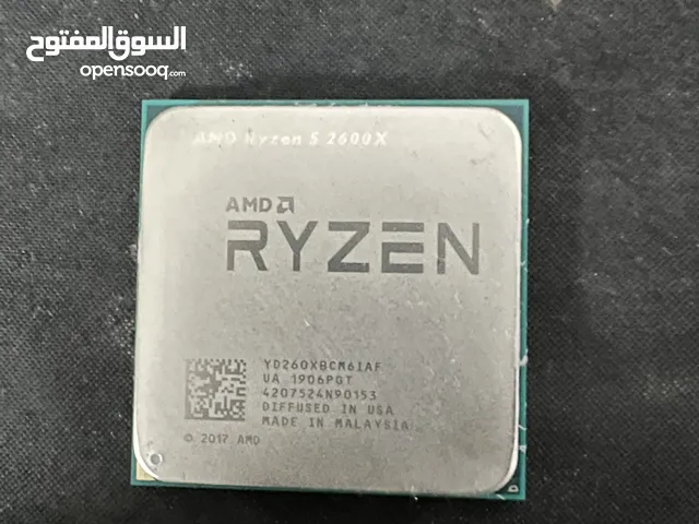 معالج AMD RYZEN 5 2600x مع مبرد الشركة