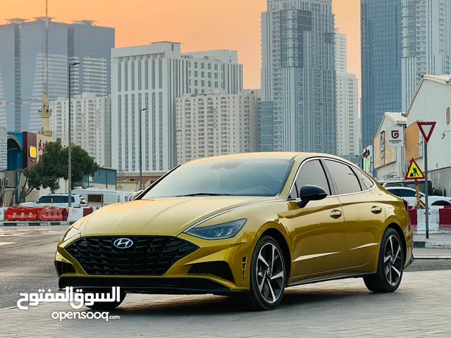 هينوداي سوناتا 2021 ورق جمارك أمريكي كيلومتر 38000 قليل