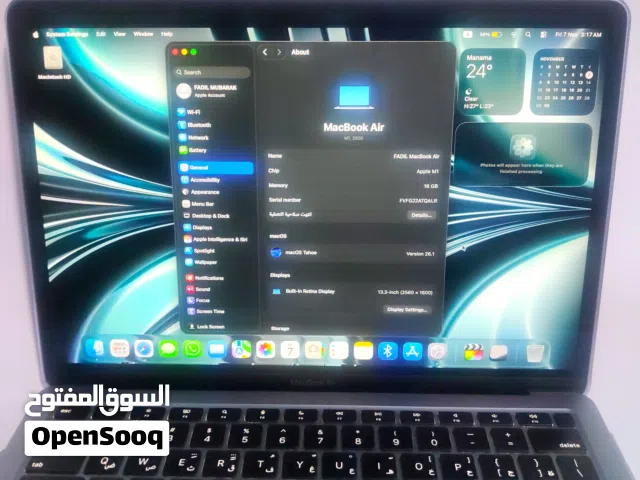 MacBook Air (2020) M1 - 1TB SSD - 16GB RAM - COLOR: SPACE GRAY - BEST VALUE