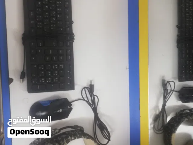 ماوس وسماعه وكيبورد كامبو كامل للبيع