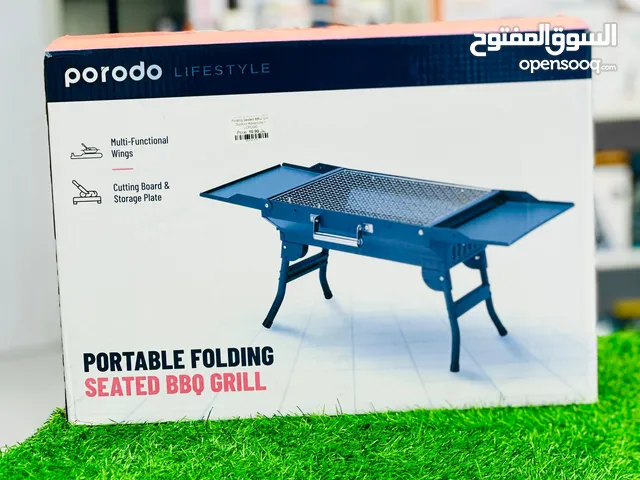 Porodo Portable Folding Seated BBQ Grill