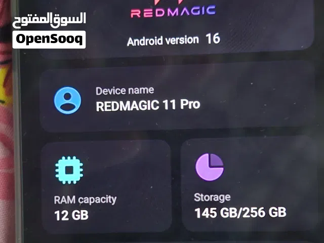 ZTE, Nubia Redmagic 11 Pro,  6.85" 7500mah