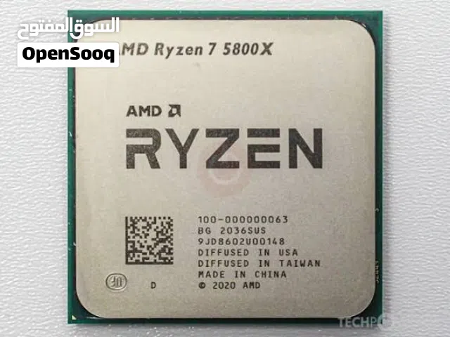 AMD RYZEN 7 5800X 8-Core 3.6 GHz (4.7 GHz Max Boost)
