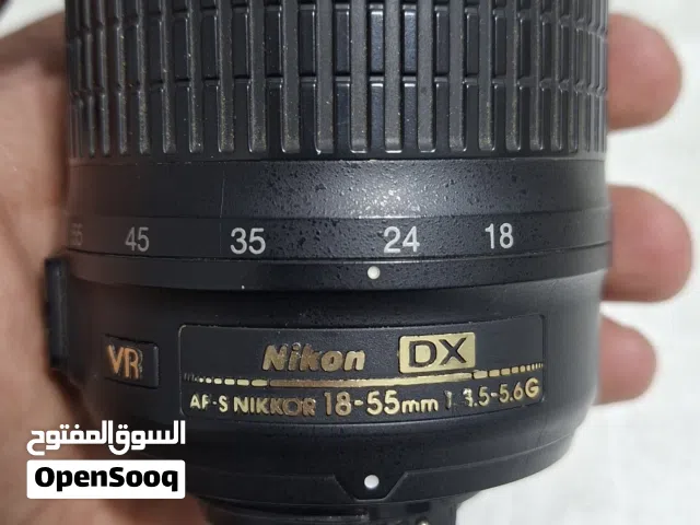 عدسة Nikon 18-55mm VR أصلية مع Auto Focus ومانع اهتزاز – بحالة ممتازة
