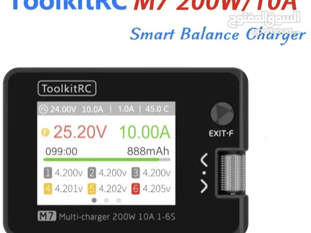 شاحن بطاريات متنقل M7 2s-6s smart balance charger
